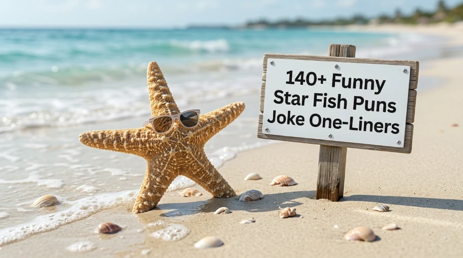 140+ Funny Star Fish Puns Joke One-Liners