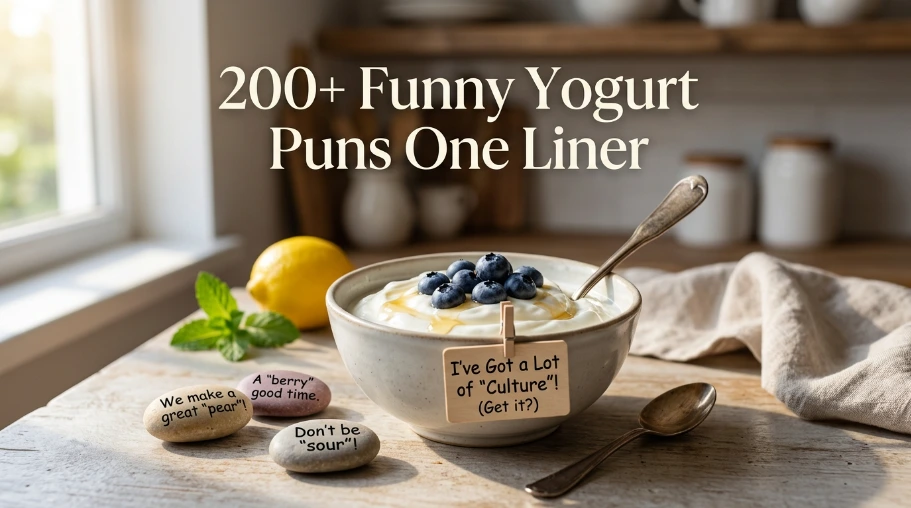 Funny yogurt puns and one-liners
