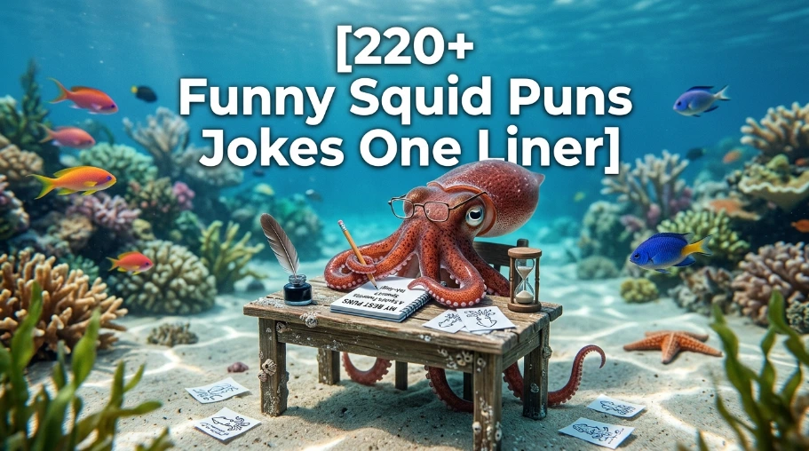 220+ Funny Squid Puns Jokes One Liner