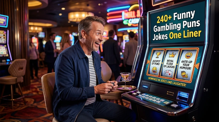 240+ Funny Gambling Puns Jokes One Liner