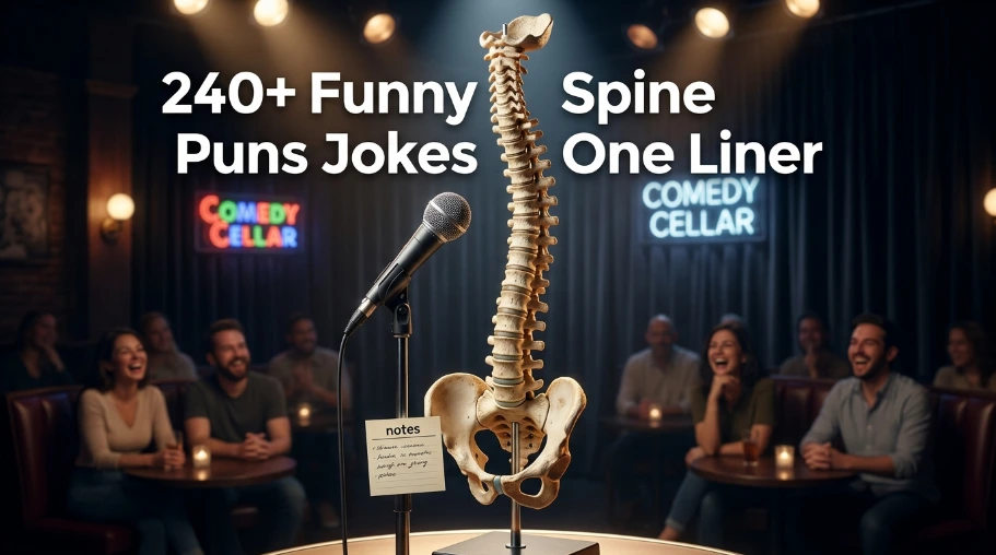 240+ Funny Spine Puns Jokes One Liner