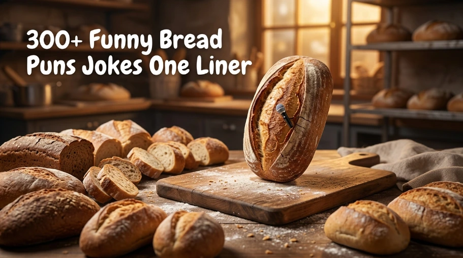 300+ Funny Bread Puns Jokes One Liner