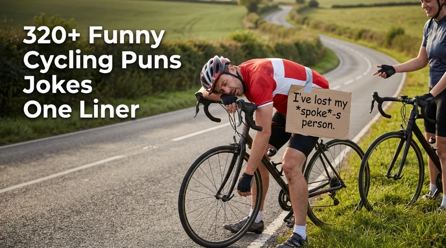 320+ Funny Cycling Puns Jokes One Liner