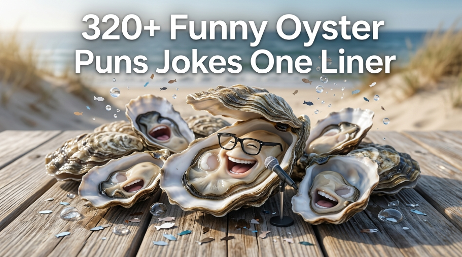 320+ Funny Oyster Puns Jokes One Liner