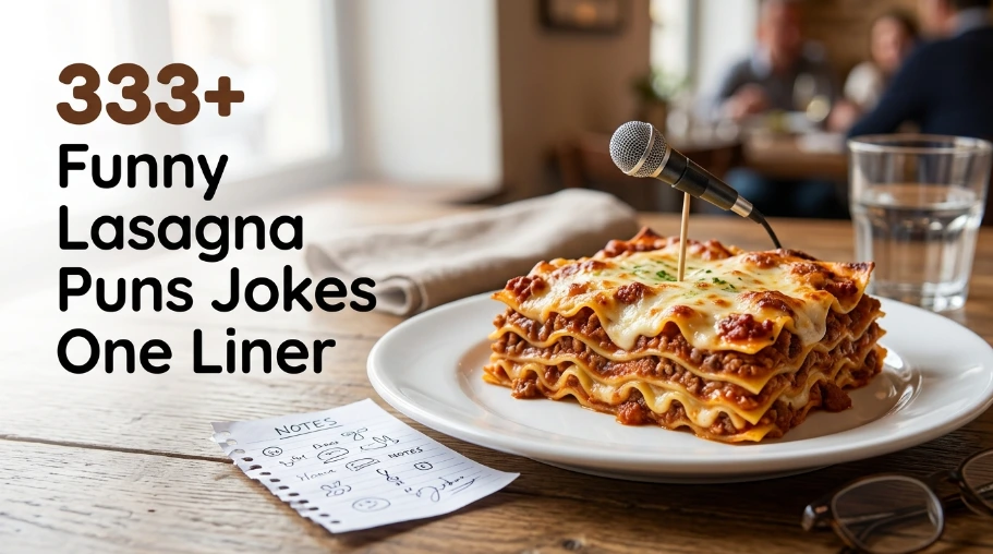 333+ Funny Lasagna Puns Jokes One Liner