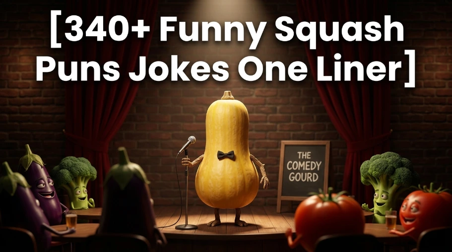 340+ Funny Squash Puns Jokes One Liner