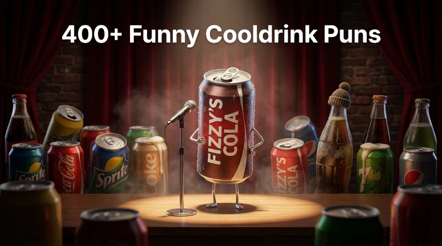 400+ Funny Cooldrink Puns