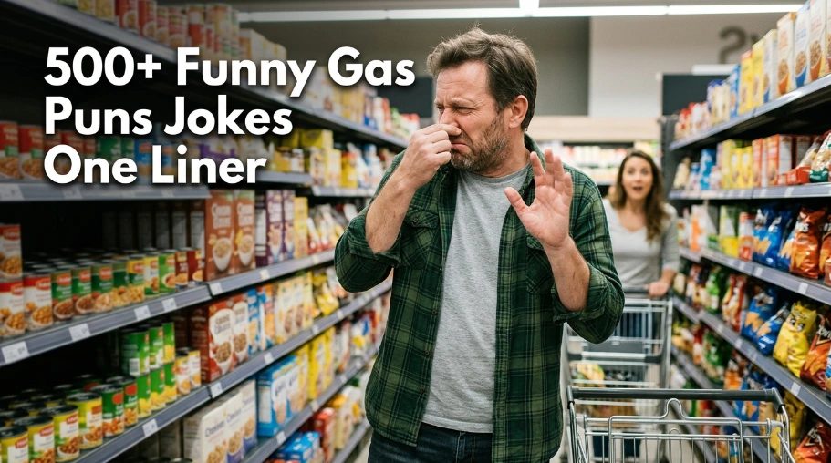500+ Funny Gas Puns Jokes One Liner