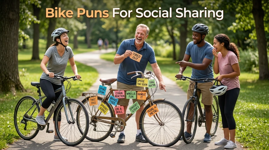 Bike Puns For Social Sharing