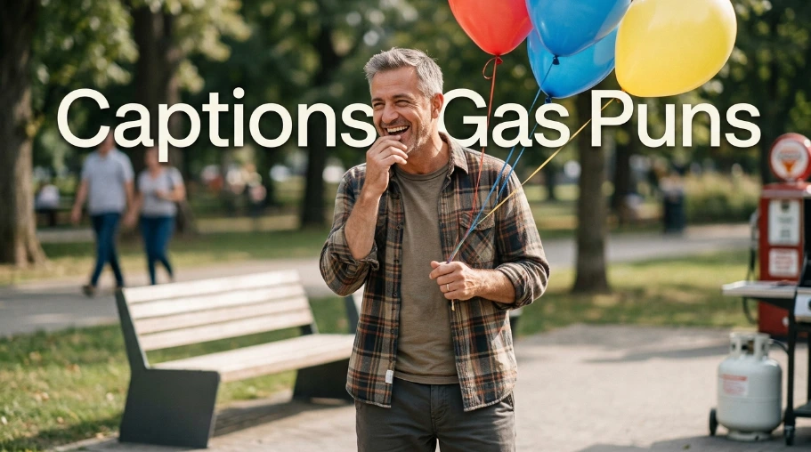 Captions Gas Puns