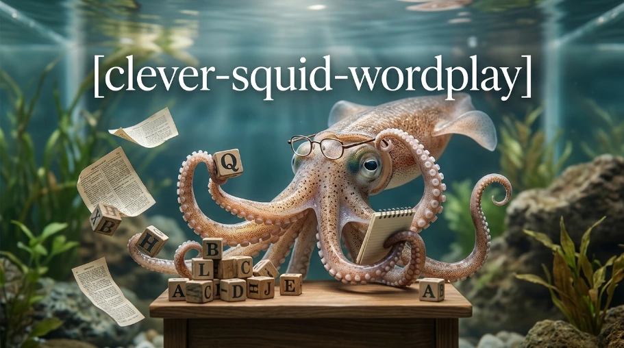 Clever Squid Wordplay