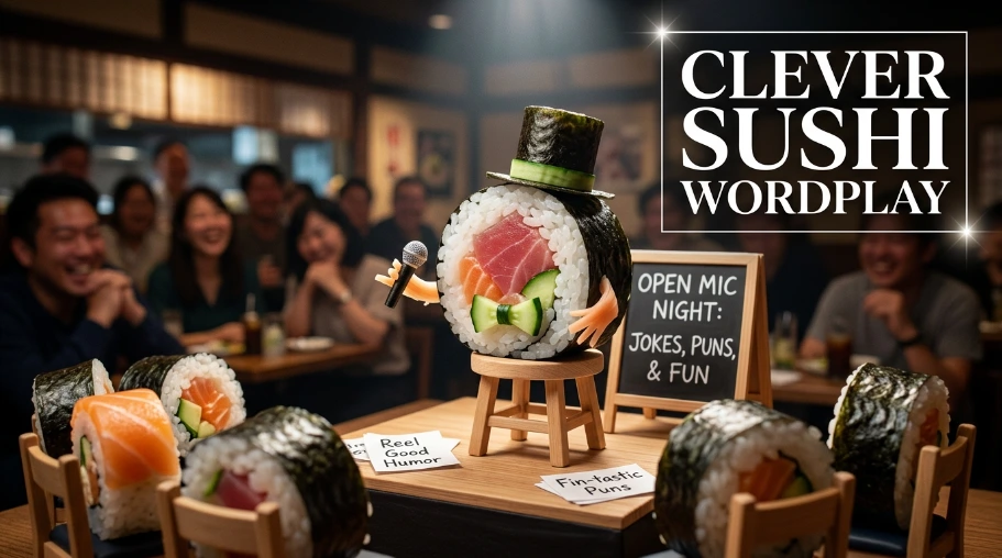 Clever Sushi Wordplay
