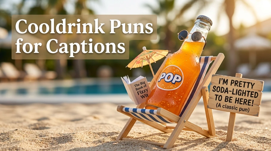 Cooldrink Puns for Captions
