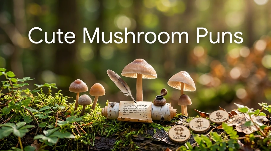 Cute Mushroom Puns