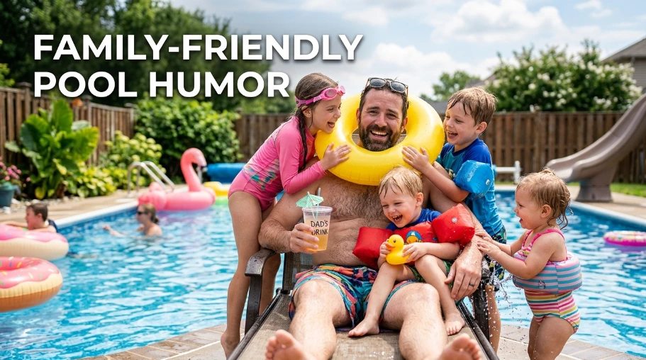 Family-Friendly Pool Humor