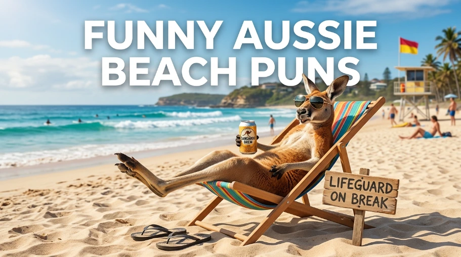 Funny Aussie Beach Puns