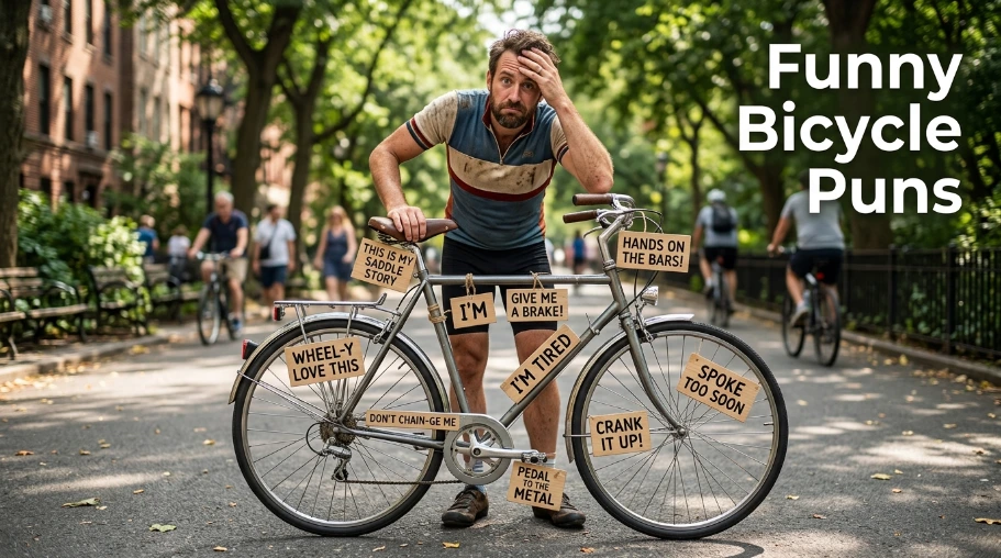 Funny Bicycle Puns