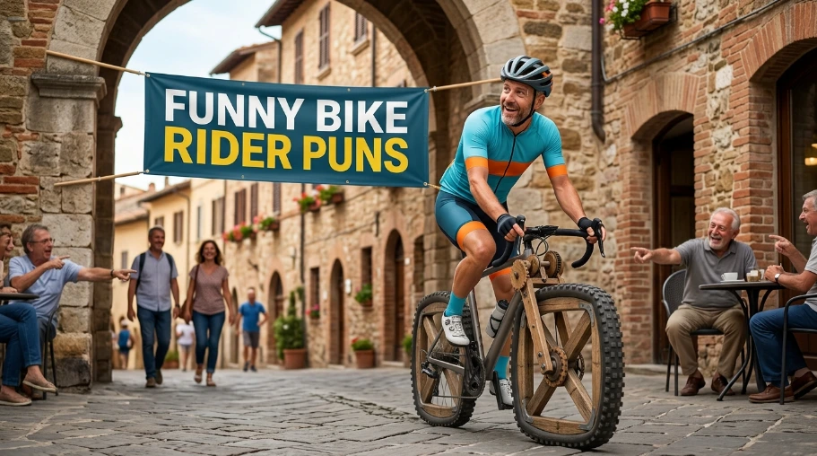 Funny Bike Rider Puns