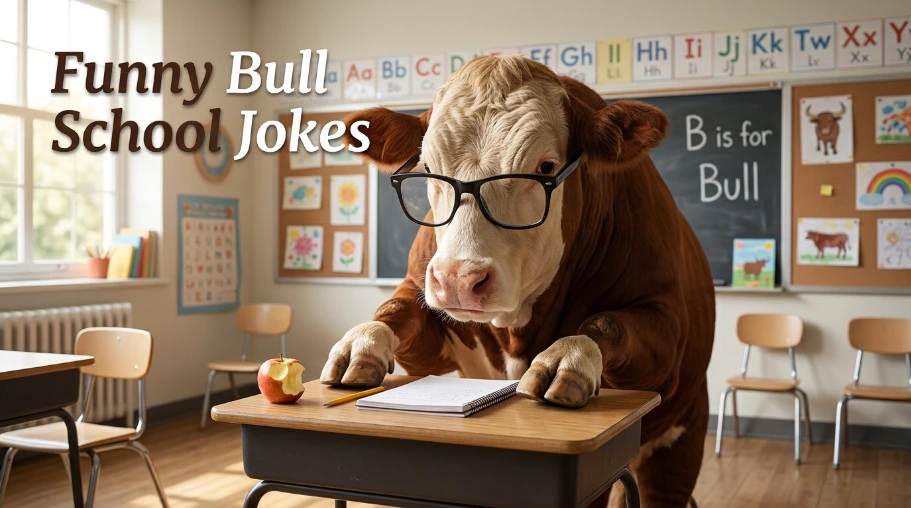 Funny Bull School Jokes