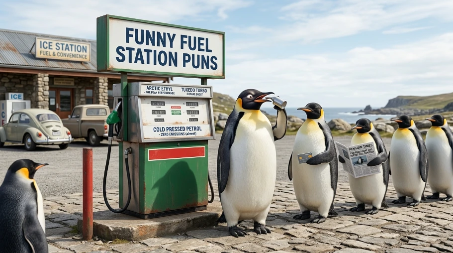 Funny Fuel Station Puns