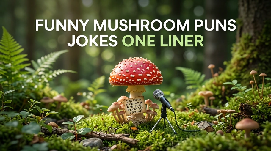 200+ Funny Mushroom Puns Jokes One Liner