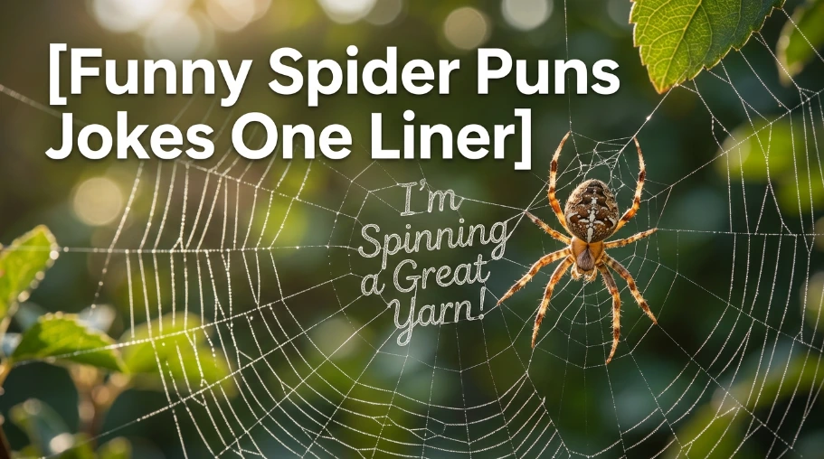 Funny Spider Puns Jokes One Liner