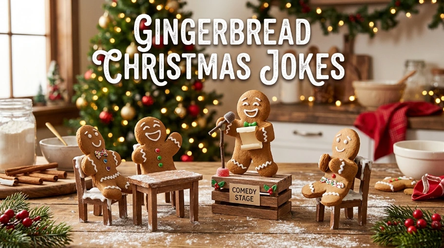 Gingerbread Christmas Jokes
