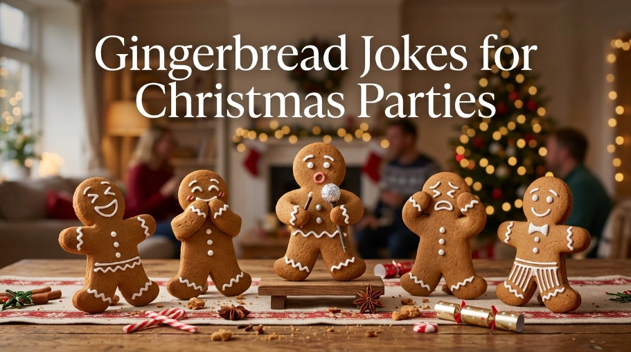 Gingerbread Jokes for Christmas Parties