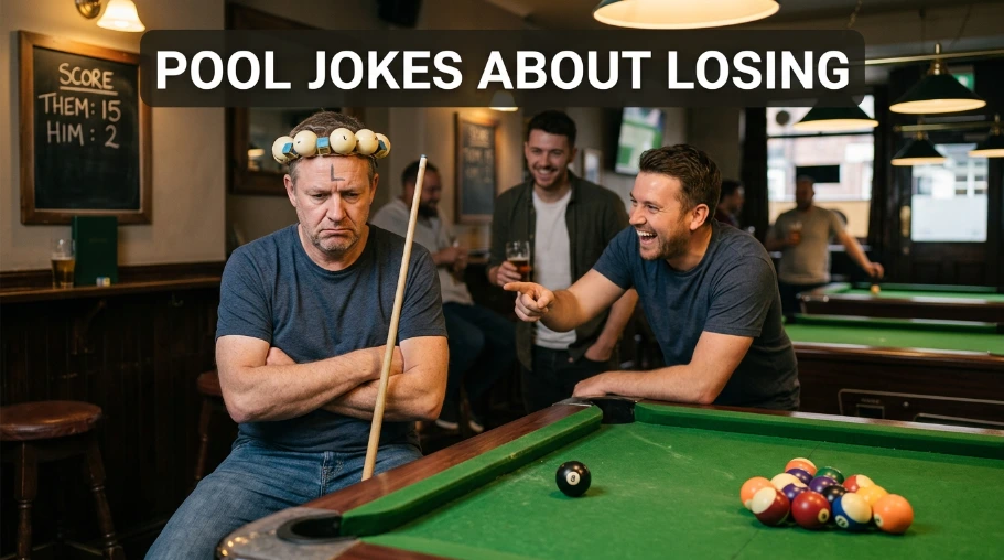 Pool Jokes About Losing