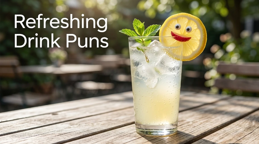 Refreshing Drink PunsRefreshing Drink Puns