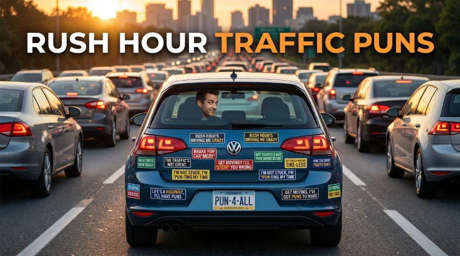 Rush Hour Traffic Puns