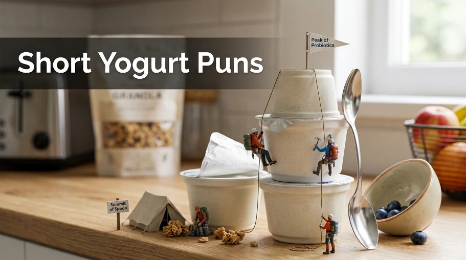 Short Yogurt Puns