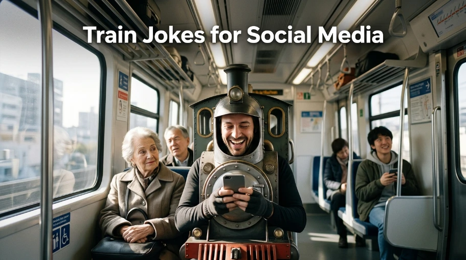 Train Jokes for Social Media