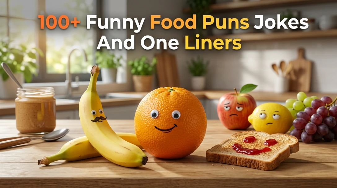 100+ Funny Food Puns Jokes And One Liners
