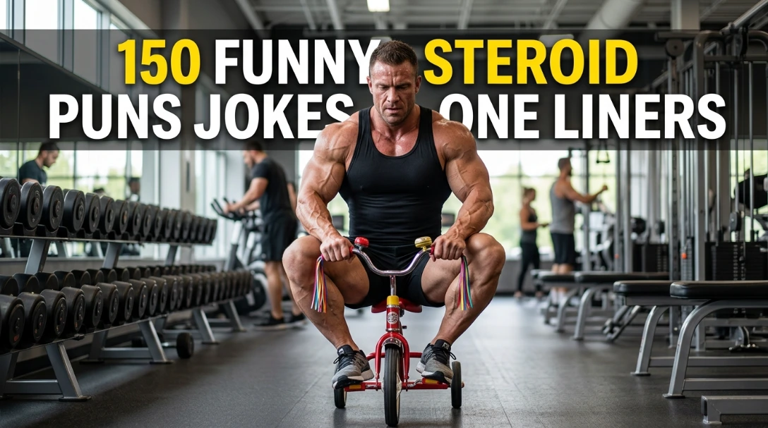 150 Funny Steroid Puns Jokes One Liners