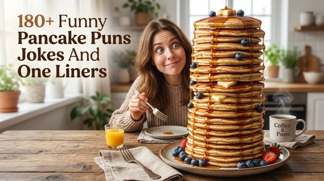 180+ Funny Pancake Puns Jokes And One Liners