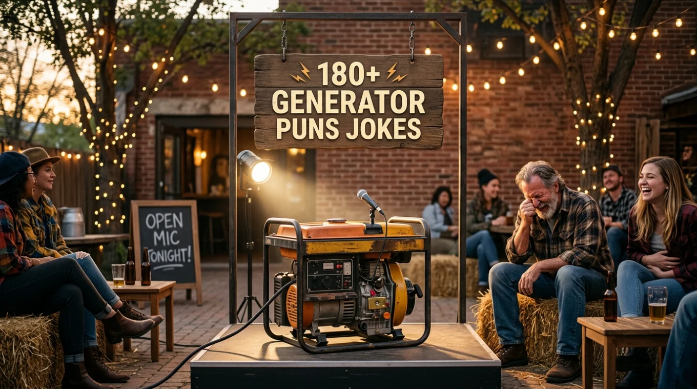 180+ Generator Puns Jokes