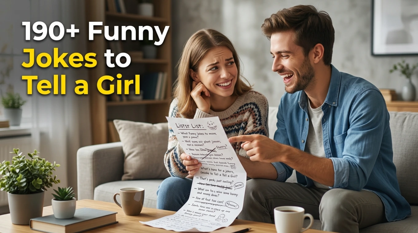 190+ Funny Jokes to Tell a Girl