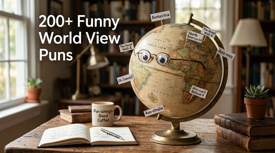 200+ Funny World View Puns