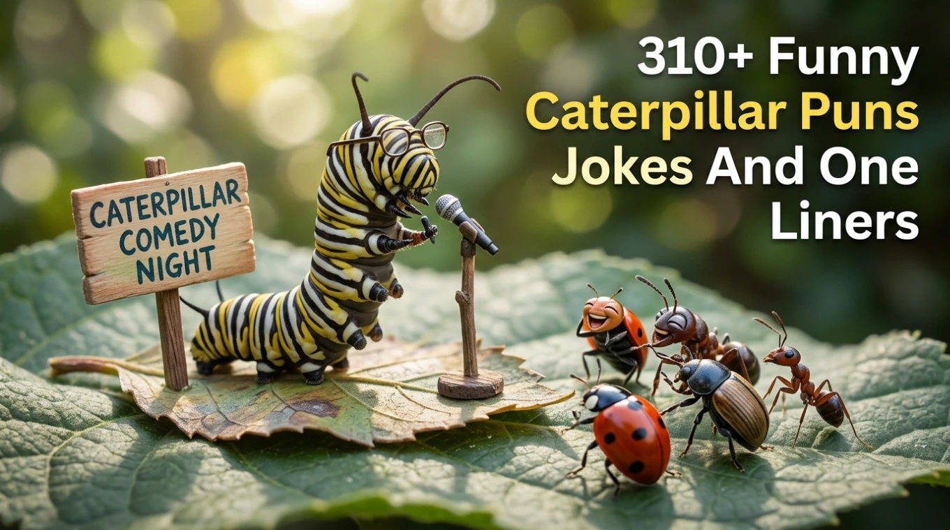 310+ Funny Caterpillar Puns Jokes And One Liners