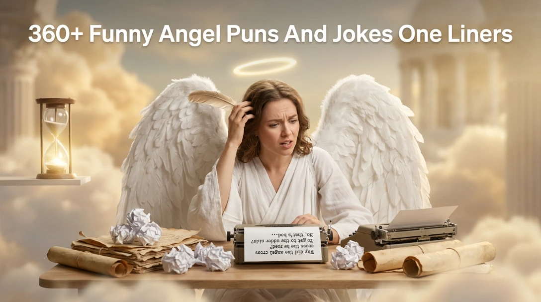 360+ Funny Angel Puns And Jokes One Liners