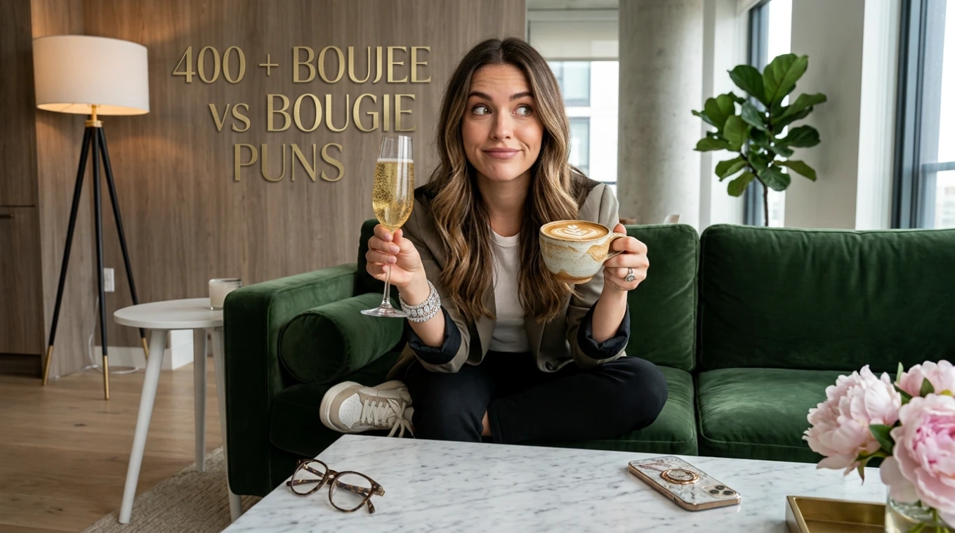 400+ Boujee vs Bougie Puns
