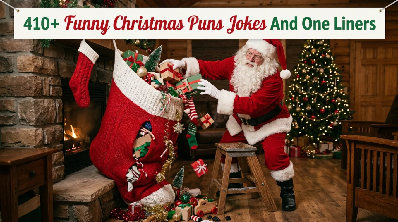 410+ Funny Christmas Puns Jokes And One Liners