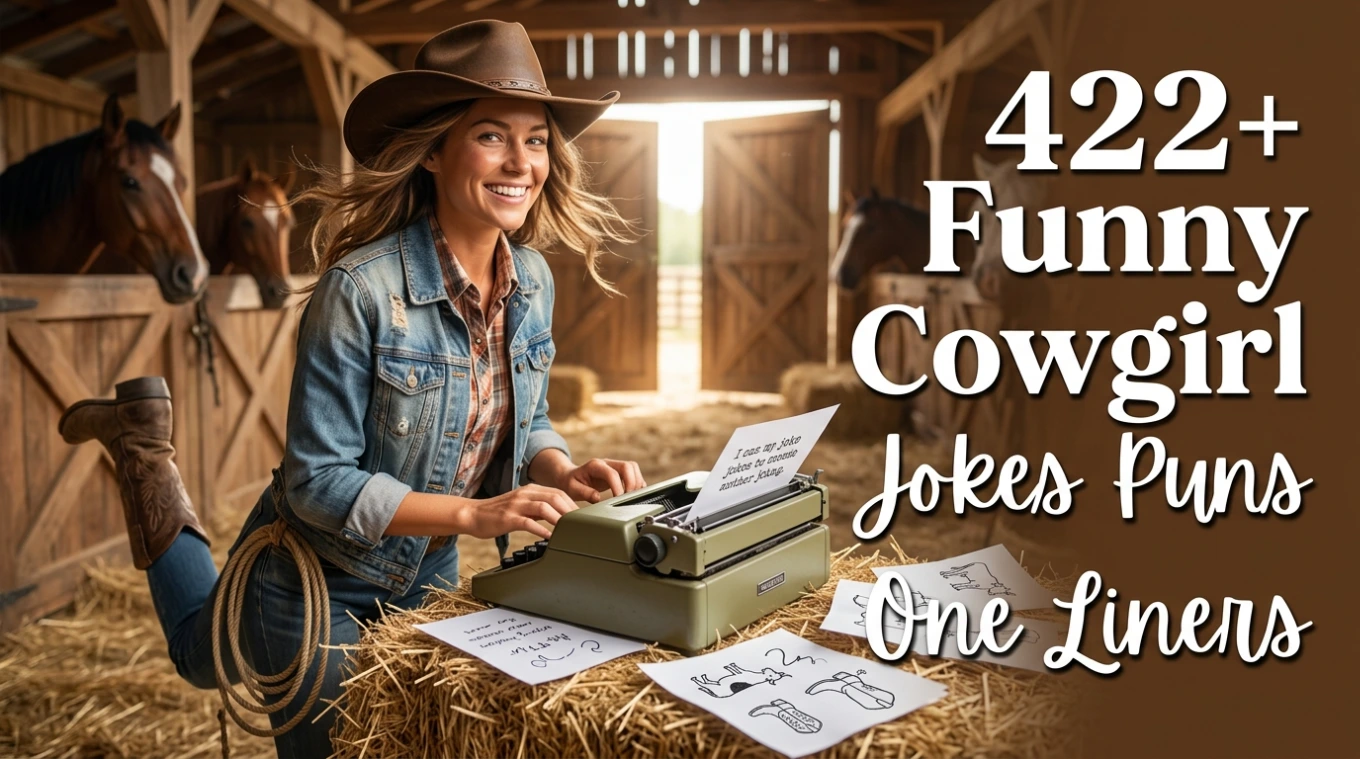 422+ Funny Cowgirl Jokes Puns One Liners