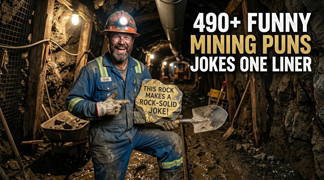 490+ Funny Mining Puns Jokes One Liner