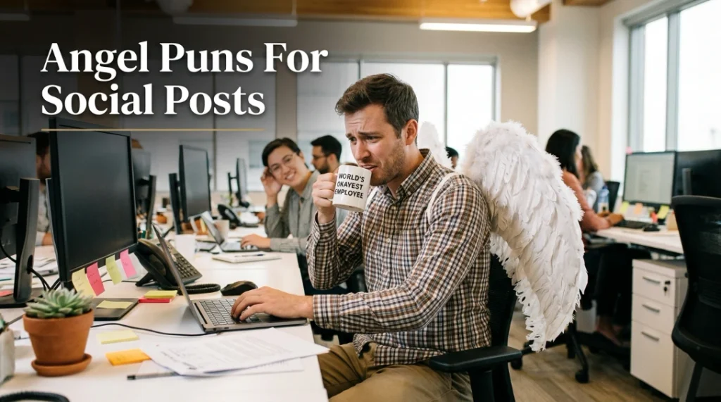 Angel Puns For Social Posts