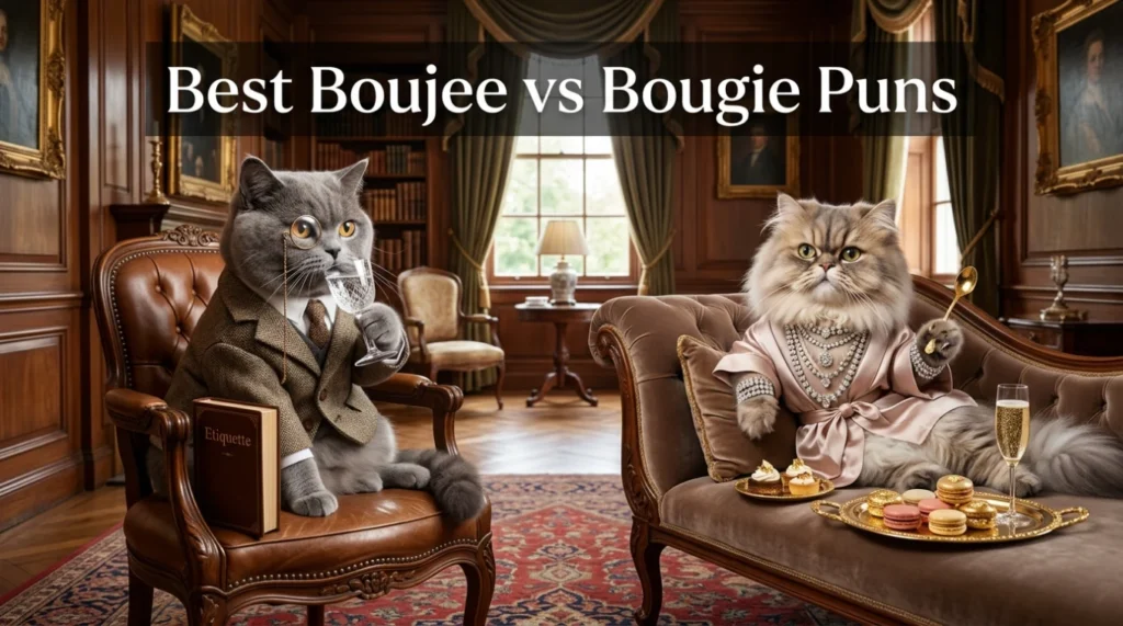 Best Boujee vs Bougie Puns