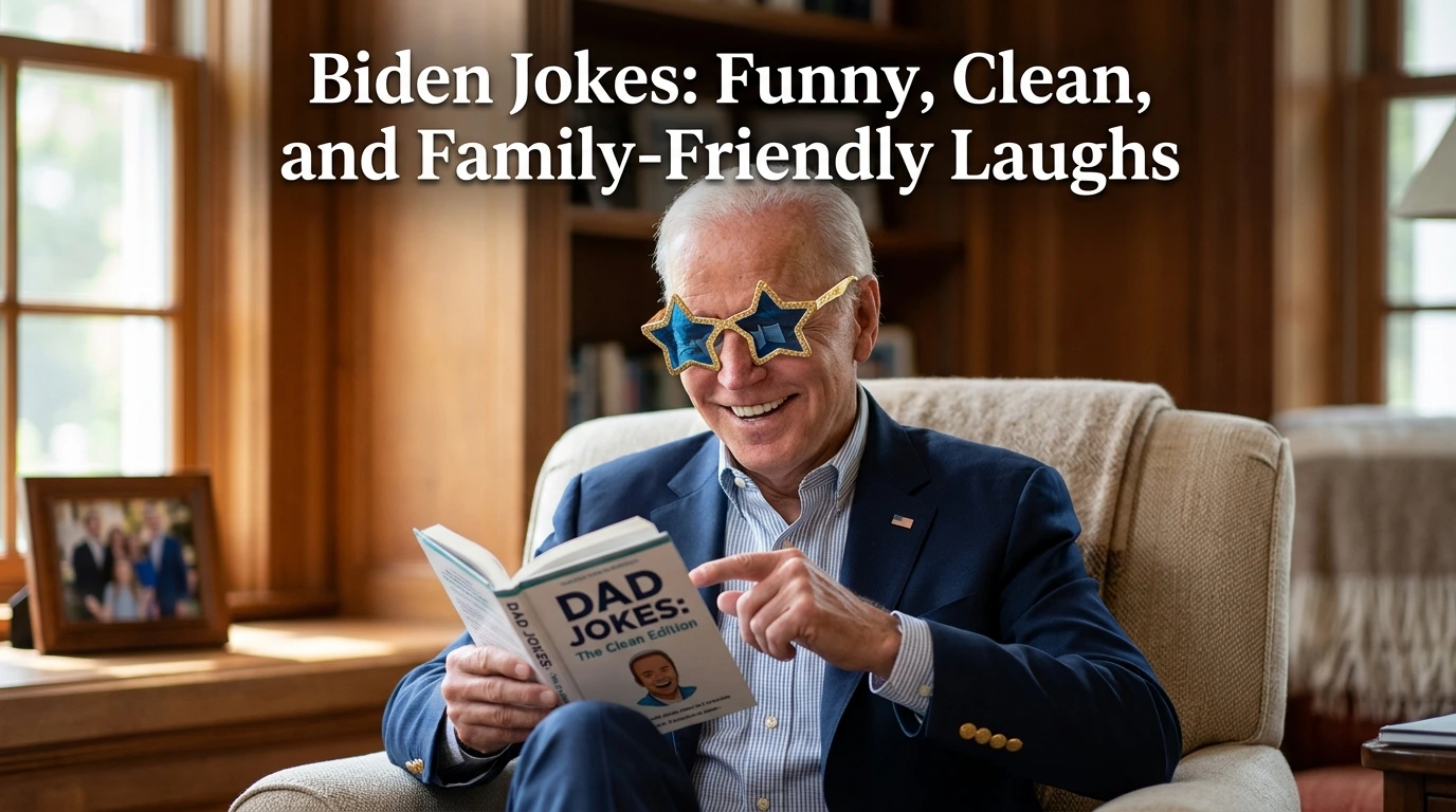 Biden Jokes: Funny, Clean, and Family-Friendly Laughs