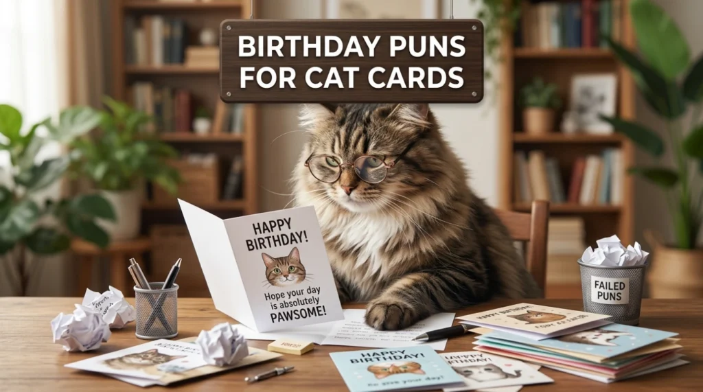 Birthday Puns For Cat Cards