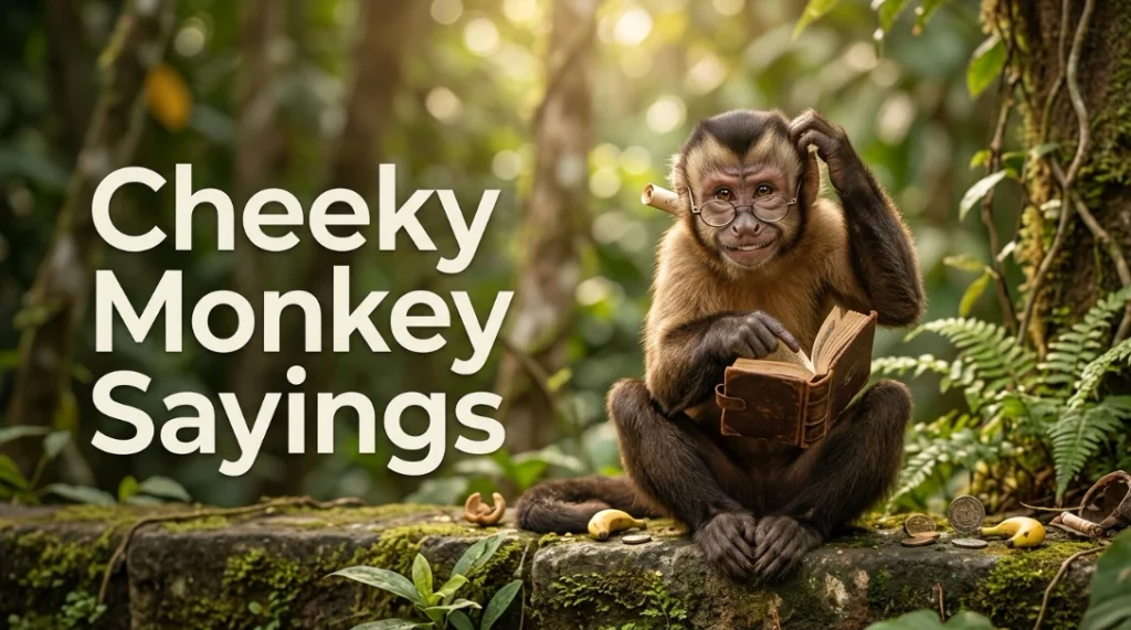 Cheeky Monkey Sayings